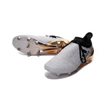 Adidas X 16+ Purechaos FG/AG Soccer Cleats White Gold Metallic Black - StarStadium