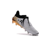 Adidas X 16+ Purechaos FG/AG Soccer Cleats White Gold Metallic Black - StarStadium
