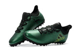 Adidas X series TF Thunderstorm Grass Spikes Soccers Shoes Green/Black/Lime