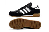 Adidas MUNDIAL GOAL INDOOR IC Indoor Flat Soccer Shoes Black/White/Coffee