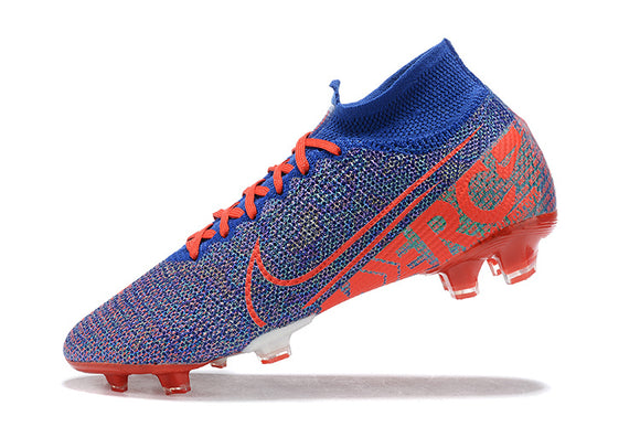 NIKE Mercurial Superfly VII 360 Elite FG High Orange Blue