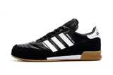 Adidas MUNDIAL GOAL INDOOR IC Indoor Flat Soccer Shoes Black/White/Coffee