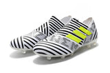 Adidas New Nemeziz Agility FG TPU Cleats White/Black/Green