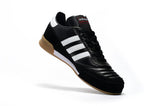 Adidas MUNDIAL GOAL INDOOR IC Indoor Flat Soccer Shoes Black/White/Coffee