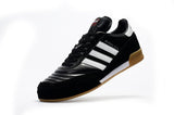 Adidas MUNDIAL GOAL INDOOR IC Indoor Flat Soccer Shoes Black/White/Coffee