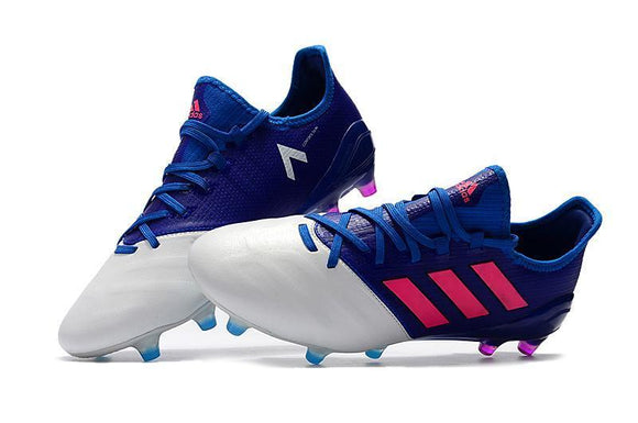 Adidas ACE Series FG Soccers Shoes Blue/White/Pink