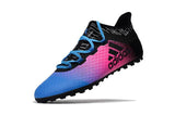 Adidas Weave TANGO Series TF Small Grass Spike Soccer Shoes Blue/Pink/Black