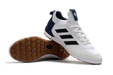 Adidas ACE TF Soccer Shoes White/Black/Blue/Coffee