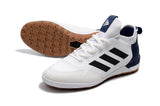 Adidas ACE TF Soccer Shoes White/Black/Blue/Coffee