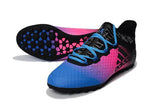 Adidas Weave TANGO Series TF Small Grass Spike Soccer Shoes Blue/Pink/Black