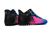 Adidas Weave TANGO Series TF Small Grass Spike Soccer Shoes Blue/Pink/Black