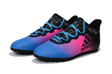 Adidas Weave TANGO Series TF Small Grass Spike Soccer Shoes Blue/Pink/Black