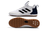 Adidas ACE TF Soccer Shoes White/Black/Blue/Coffee