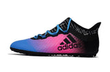 Adidas Weave TANGO Series TF Small Grass Spike Soccer Shoes Blue/Pink/Black