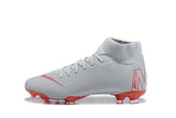 NIKE Mercurial Superfly VI 360 Elite FG Grey Red - StarStadium