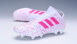 Adidas Nemeziz 18+ FG White Pink no Lace - StarStadium