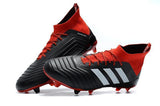 Adidas Predator 18.1 FG Soccer Cleats Core Black White Red - StarStadium