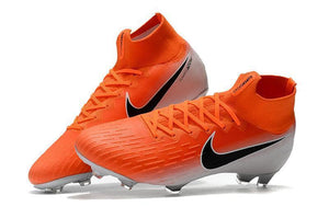 NIKE Mercurial Superfly VI 360 Elite FG Silver Orange - StarStadium