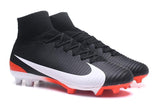 Nike Mercurial Superfly V FG Soccer Cleats Black Orange White - StarStadium