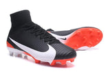 Nike Mercurial Superfly V FG Soccer Cleats Black Orange White - StarStadium