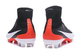 Nike Mercurial Superfly V FG Soccer Cleats Black Orange White - StarStadium