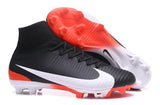 Nike Mercurial Superfly V FG Soccer Cleats Black Orange White - StarStadium