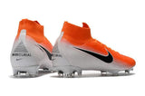 NIKE Mercurial Superfly VI 360 Elite FG Silver Orange - StarStadium