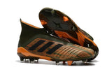 Adidas Predator 18+ FG Soccer Cleats Gold Army Green Black - StarStadium