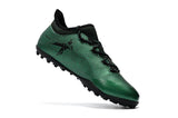 Adidas X series TF Thunderstorm Grass Spikes Soccers Shoes Green/Black/Lime