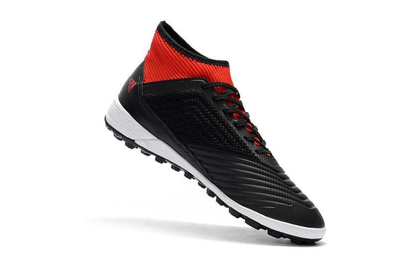 Adidas Predator TF Primeknit Soccer Shoes Black/White/Red