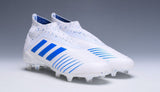 Adidas Predator 19.1 FG White Blue no Lace - StarStadium