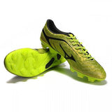 Mizuno Basara 001 FG Soccer Cleats Green Black Safety Yellow - StarStadium