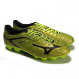 Mizuno Basara 001 FG Soccer Cleats Green Black Safety Yellow - StarStadium