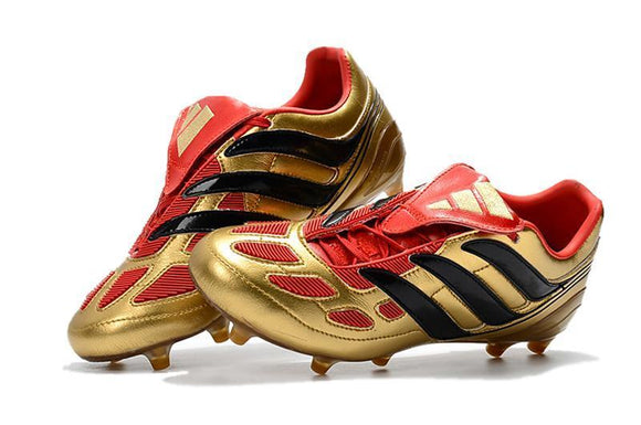 Adidas Predator Accelerator  FG Cleats Gold/Red/Black