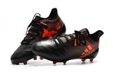 Adidas X Series Leather FG Cleats Black/Orange