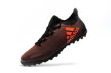 Adidas X series TF Thunderstorm Grass Spikes Soccers Shoes Orange/Black