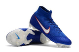 NIKE Mercurial Superfly VI 360 Elite FG Blue White Orange Lining - StarStadium