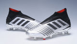 Adidas Predator 19.1 FG Silver Black - StarStadium