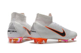 Nike Mercurial Superfly VI 360 Elite FG Soccer Cleats White Black - StarStadium