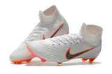 Nike Mercurial Superfly VI 360 Elite FG Soccer Cleats White Black - StarStadium