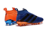 Adidas ACE 16+ Purecontrol FG/AG Soccer Cleats Dark Blue Orange Black - StarStadium