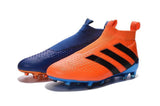 Adidas ACE 16+ Purecontrol FG/AG Soccer Cleats Dark Blue Orange Black - StarStadium