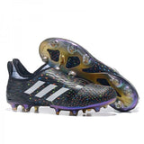 Adidas Glitch Skin 17 FG Soccer Shoes Core Black Solar Red White - StarStadium