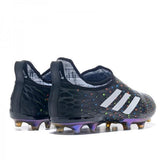 Adidas Glitch Skin 17 FG Soccer Shoes Core Black Solar Red White - StarStadium