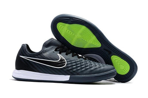 Nike MagistaX Finale II IC Soccer Shoes Black Green - StarStadium