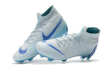 NIKE Mercurial Superfly VI 360 Elite FG Light Blue Nike Blue - StarStadium