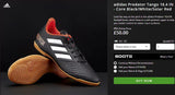 Adidas Predator Tango 18.4 TF Cleats Black/White/Orange