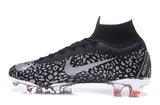 Nike Mercurial Superfly VI Elit FG Black White Leopard High Cut - StarStadium