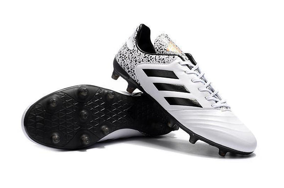 Adidas Copa 17.1 FG Soccer Cleats White Black Tactile Gold Metallic - StarStadium