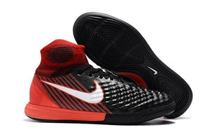 Nike MagistaX Proximo II IC Soccer Shoes Black White Crimson - StarStadium